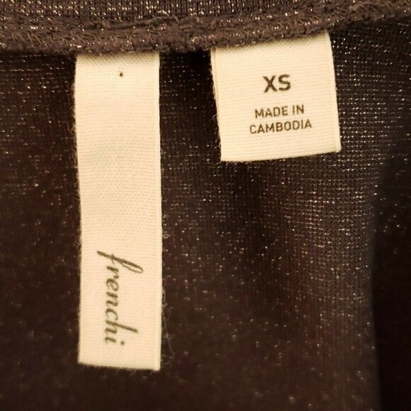 Frenchi Womens Silver Sparkle Scoop Back Stretchy - Picture 4 of 6